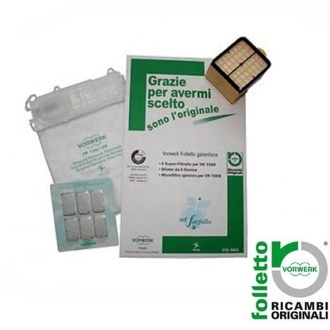 VORWERK FOLLETTO VK 135/136 sacchetti ricambi consumabili