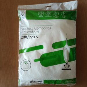 Un pacco di sacchetti compatibili in microfibra 200/220 S